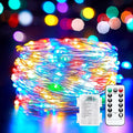 33Ft 100LED Outdoor String Lights, Fairy Lights Battery Operated by Minetom