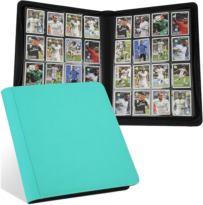 Trading Card Binder 16 Pocket, 1024 Pockets Card Binders, Card Collection Binder by GERMUN