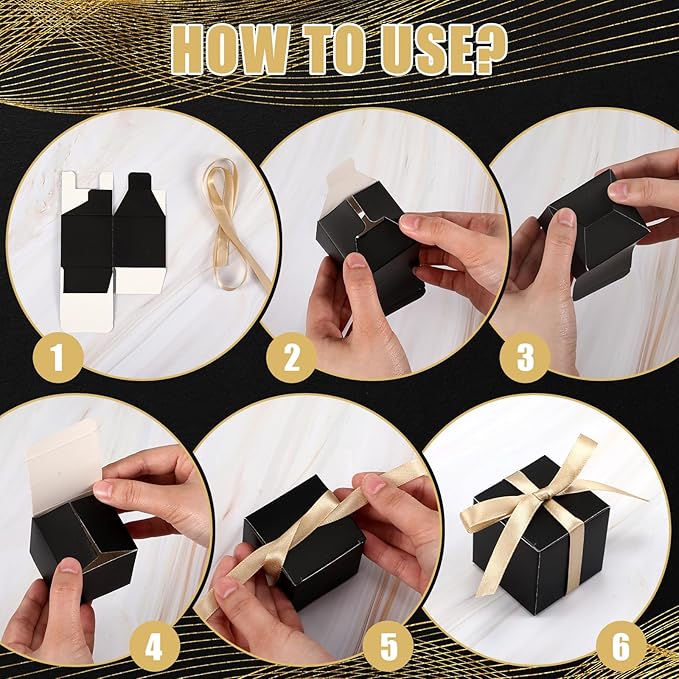Jutom 100 Pcs Mini Favor Boxes Extra Small Candy Boxes Paper - Image 4
