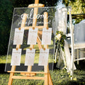 24x18 Inch Wedding Seating Chart Board Display by LAIAMER