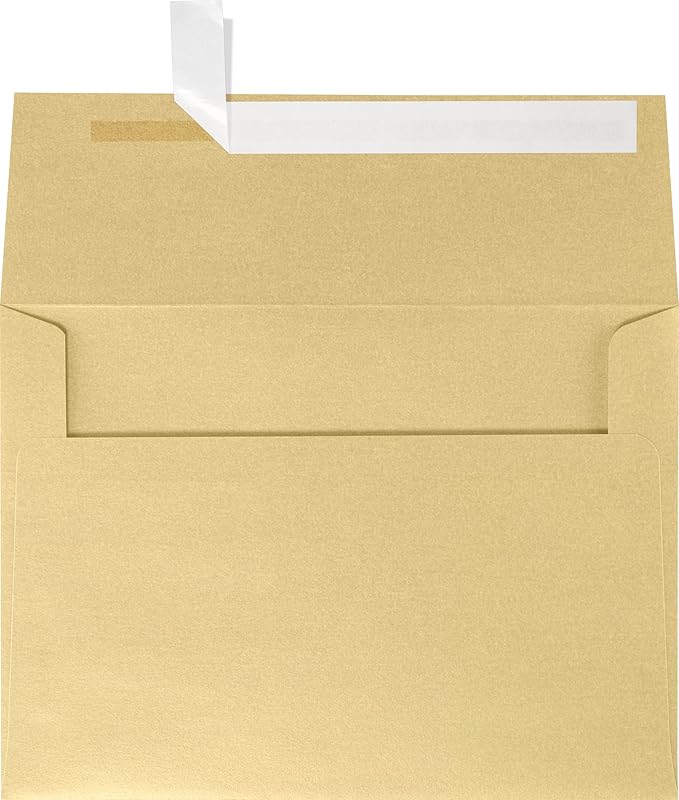 LUXPaper A7 Invitation Envelopes | Peel & Press | 5 1/4" x 7 1/4" | Blonde by LUXPaper