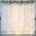 White Tulle Backdrop Curtain by Suppromo