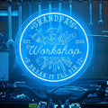 Custom Garage Neon Sign for Workshop, Personalized LED Wrench Tool Signs for by MiMaikNeonSign