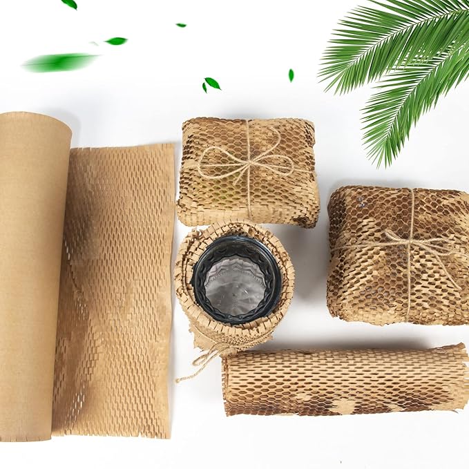 Honeycomb Packing Paper 20" x 1500' Recyclable Cushion Packing Paper Expanding - Image 8
