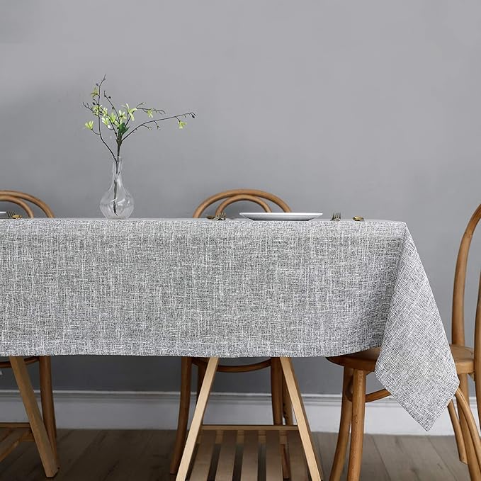 maxmill Flaxy Faux Linen Tablecloth - Image 3