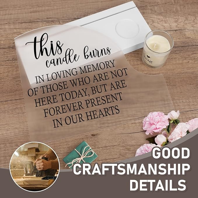 Wedding Remembrance-Sympathy Gifts Memorial Candle - Image 3