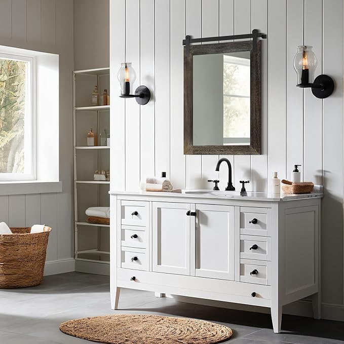 COGOOD Farmhouse Barn Door Mirror - Image 2