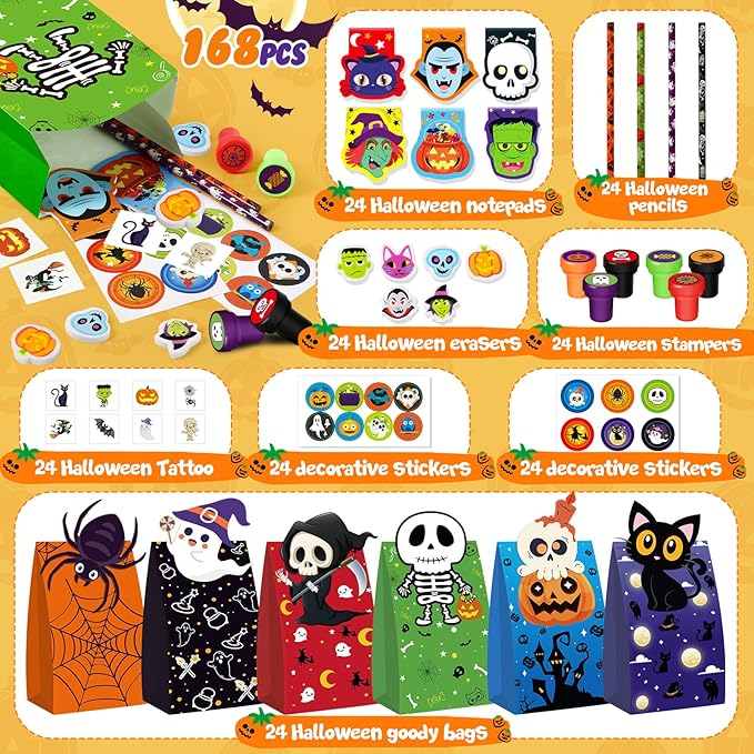 Halloween Party Favors for Kids, Halloween Miniatures Prizes, Trick or Treat - Image 2