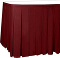 Ultimate Textile Pleat Polyester Fabric Table Skirt by UltimateTextile