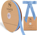 Light Blue Velvet Ribbon 5/8'' 25 Yards by SIMISIRIBBON