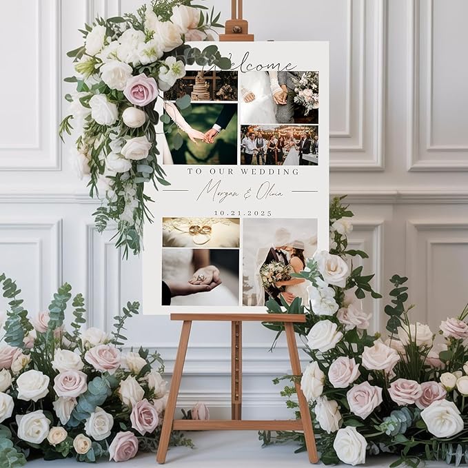 Personalized Wedding Welcome Sign - Image 7