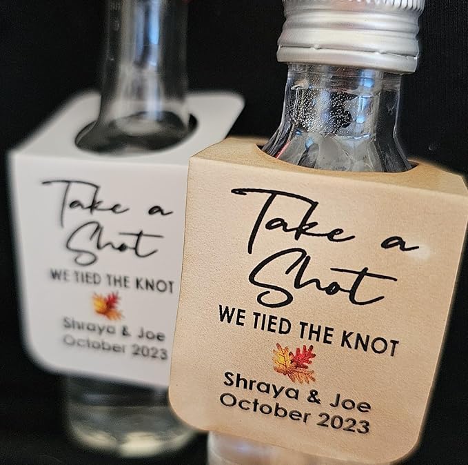 Take a Shot We Tied The Knot 1.5" x 3" - Image 2