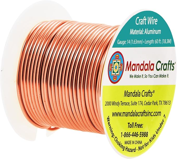 Mandala Crafts 14 Gauge Anodized Aluminum Craft Wire - Image 2