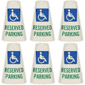 SmartSign 6-Pack Reflective Parking Cone Signs by SmartSign
