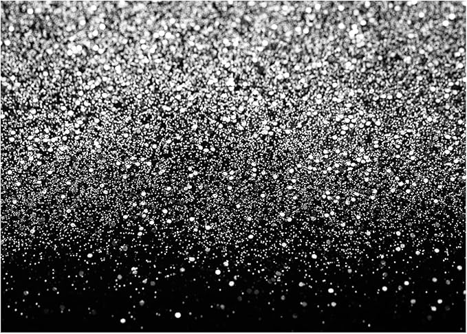 WOLADA Black and Silver Backdrop Silver Glitter Backdrop by WOLADAPhotographyBackdrop