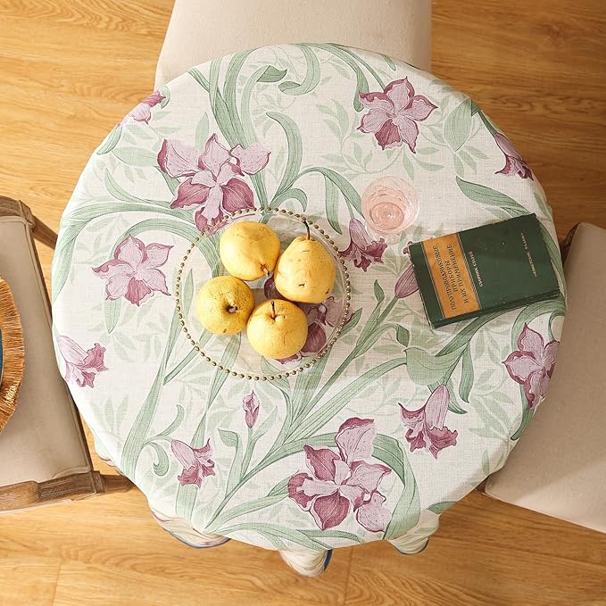 patdrea Designer Vintage Green Tablecloth - Image 4