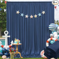 30×12ft Navy Blue Wrinkle Free Backdrop Curtain by ENJOYYOURPARTY