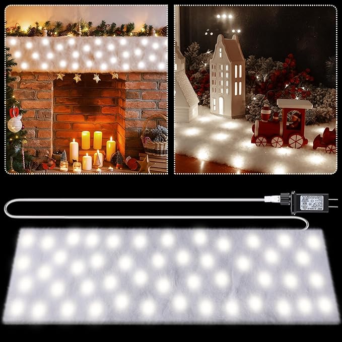 VIHOSE Christmas Snow Blanket by VIHOSE