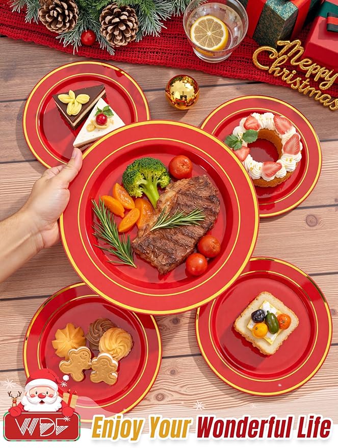 350Pieces Christmas Plates - Image 8