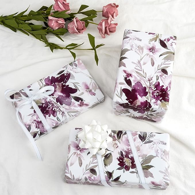 WRAPAHOLIC 30 Inch Jumbo Floral Wrapping Paper - Image 5