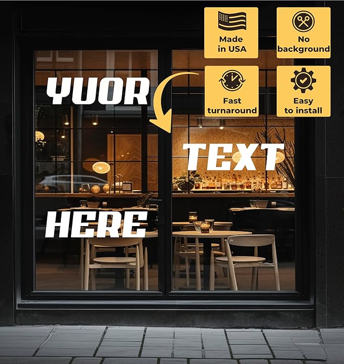 Custom Window Lettering - Image 3
