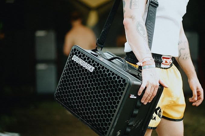 SOUNDBOKS Go - Portable Bluetooth Speaker - USB-C Charging Battery - Compact - Image 8