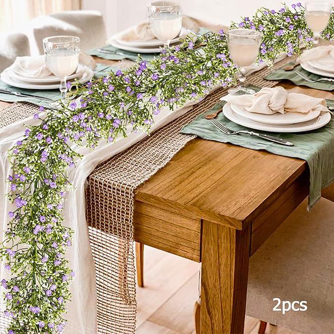 Artificial Baby Breath Flower Vines, Babys Breath Artificial Flowers Real Touch - Image 4