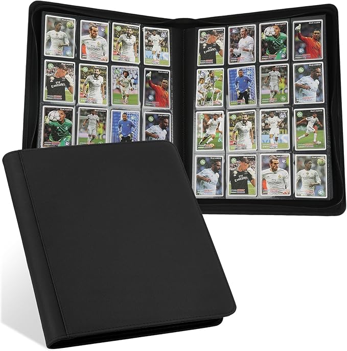 Trading Card Binder 16 Pocket, 1024 Pockets Card Binders, Card Collection Binder by GERMUN