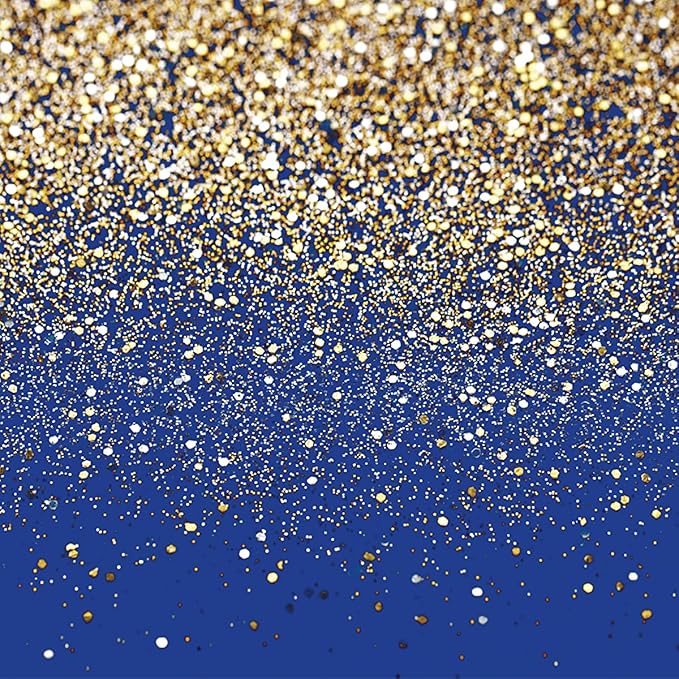 SJOLOON Blue Glitter Backdrop Royal Photo Backdrop by SJOLOON