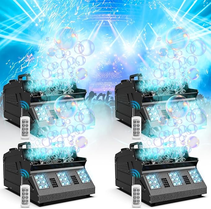 2000W Fog Machine, 3 in 1 Fog Bubble Machine by FANCYBLING