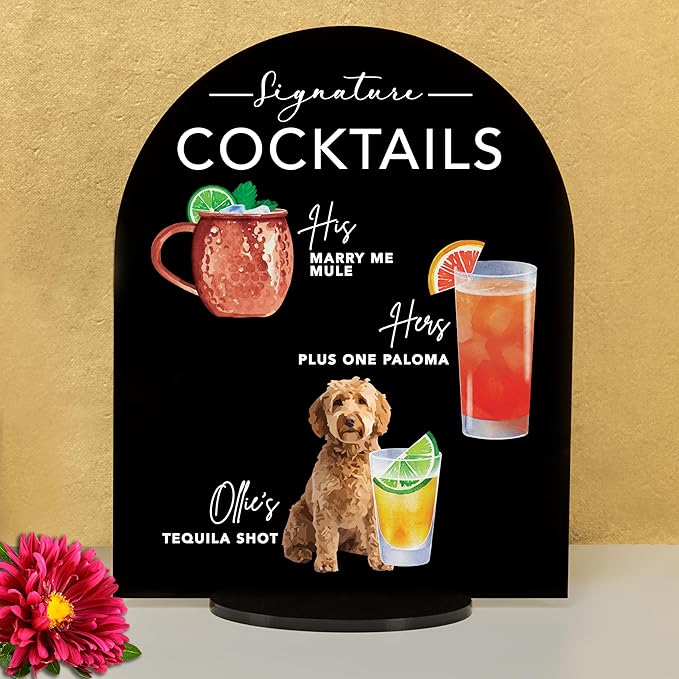 Pet Signature Drink Wedding Signs - Image 2