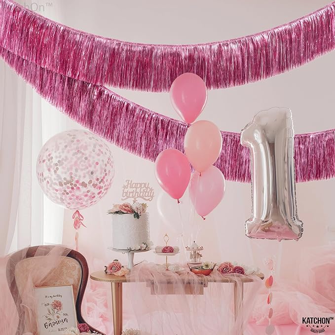 KatchOn, XtraLarge Pink Fringe Banner - Image 6