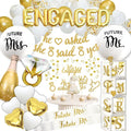 248 Pc Premium Engagement Party Decorations, He Asked She Said Yes Banner by RainMeadow