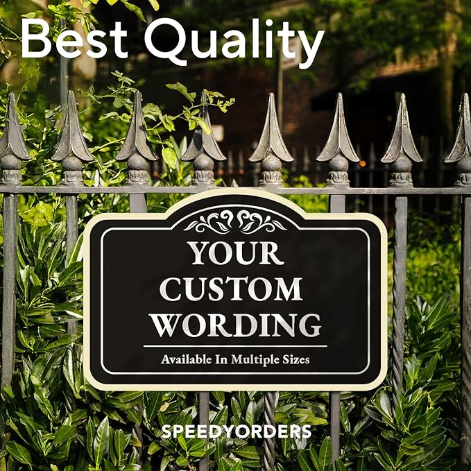 Personalized Custom Decorative Outdoor Metal Signs, 18x12 Inches, Waterproof - Image 7