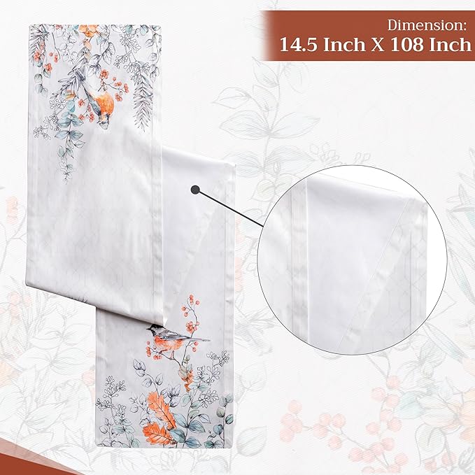Maison d' Hermine Table Runner 100% Cotton Single Layer Table Runners 108 - Image 4
