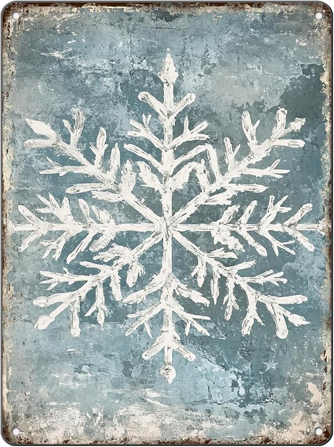 Vintage Christmas Tin Sign by GJXFTPTTBD