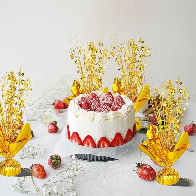 12 Pack Metallic Foil Spray Centerpiece Star Table Decoration Burst Table - Image 7