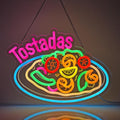 CNBEYOUNG Tostadas Neon Sign, Neon Lights Hanging Wall Art Decoration by CNBEYOUNG