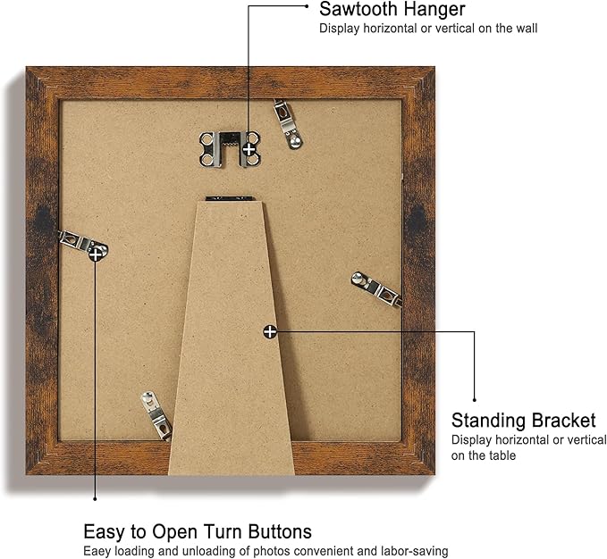 8x8 Picture Frame Set of 4 - Image 5