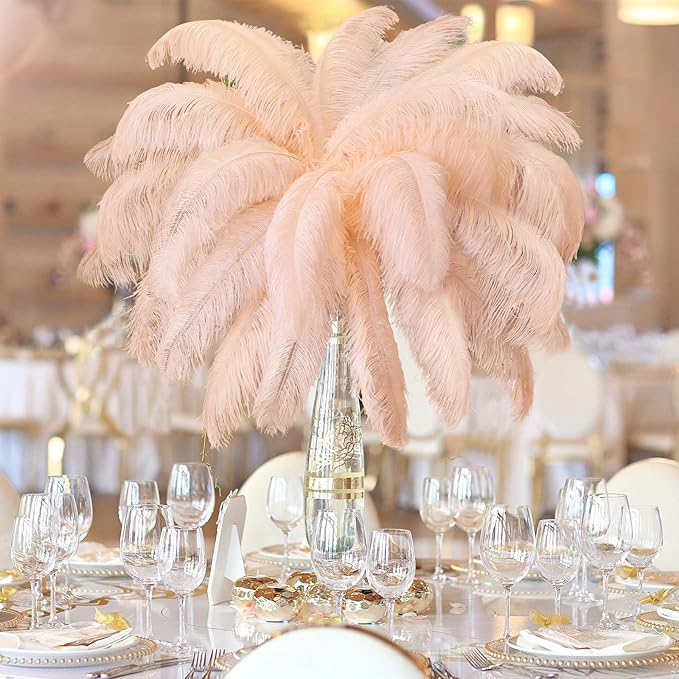 Maitys 90 Pcs Large Natural Ostrich Feathers Bulk 14-16 Inch 12-14 Inch 10-12 - Image 4