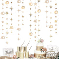 Champagne Gold 40th Birthday Decorations Number 40 Circle Dot Twinkle Star by pinkblume