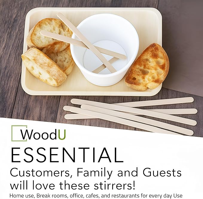 Wooden Coffee Stirrers 7.5" 1000 pcs - Image 5