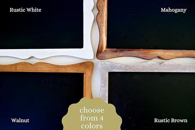 Tabletop Chalkboard Sign with Easel + 8 Brilliant Liquid Chalk Markers | Rustic - Image 6