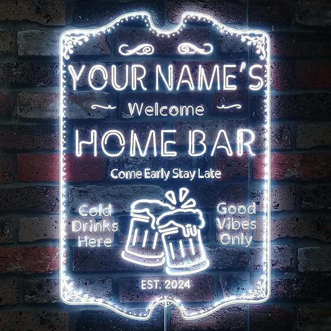 ADVPRO Personalized Your Name Home Bar RGB Dynamic Glam LED Sign - Image 8