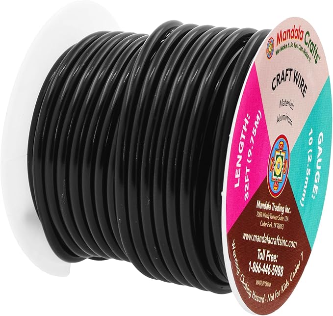 Mandala Crafts 10 Gauge Anodized Aluminum Craft Wire - Image 2