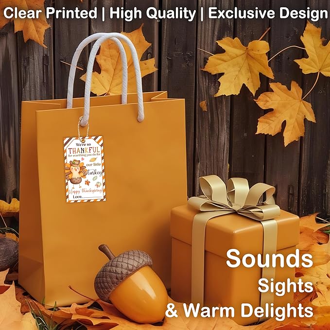 50 PCS Fall Gift Tags Thanksgiving Gift Tags - Image 5