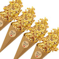 PATIKIL Dried Flower Confetti Cones, Light Yellow/Pink by PATIKIL