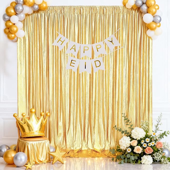 Gold Backdrop Background Party Decortaions - Image 8