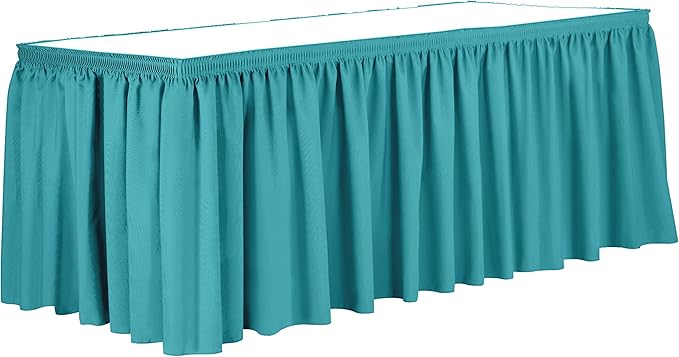 Ultimate Textile Pleat Polyester Fabric Table Skirt by UltimateTextile