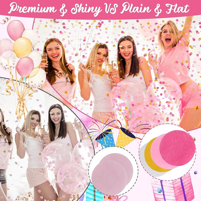 RYKOMO 10000 Pieces 1 Inch Round Tissue Paper Table Confetti Dots 3.5oz - Image 3